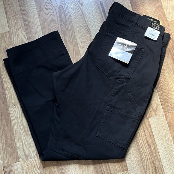 Noble Outfitters Tug Free Utility Pant Womens Size 20 Black Workwear 9 Pockets‎ - Picture 1 of 7